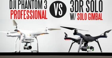 DJI Phantom 3 vs. 3D Robotics Solo